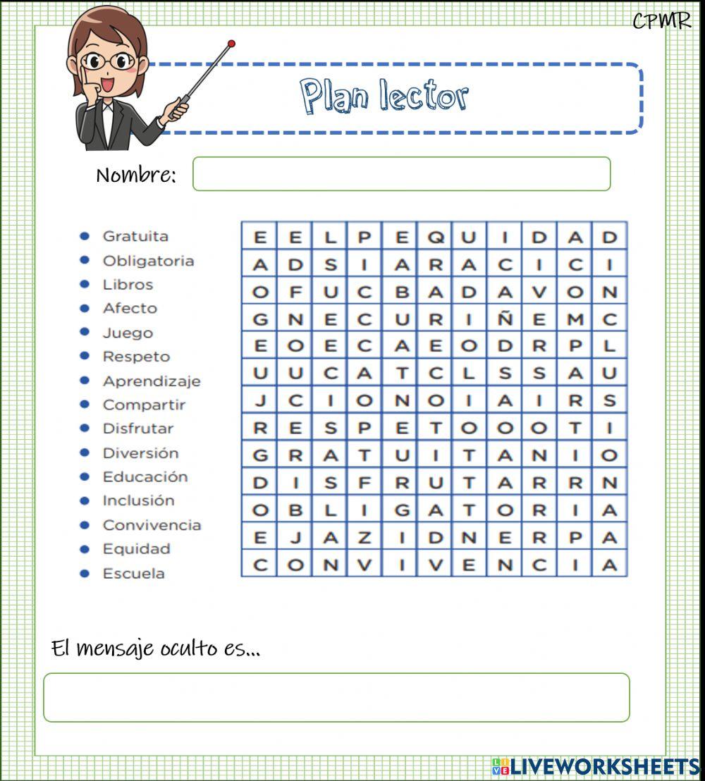 Plan lector Plan lector