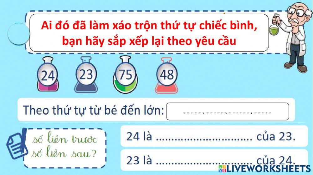 Phiếu bài tập Toán