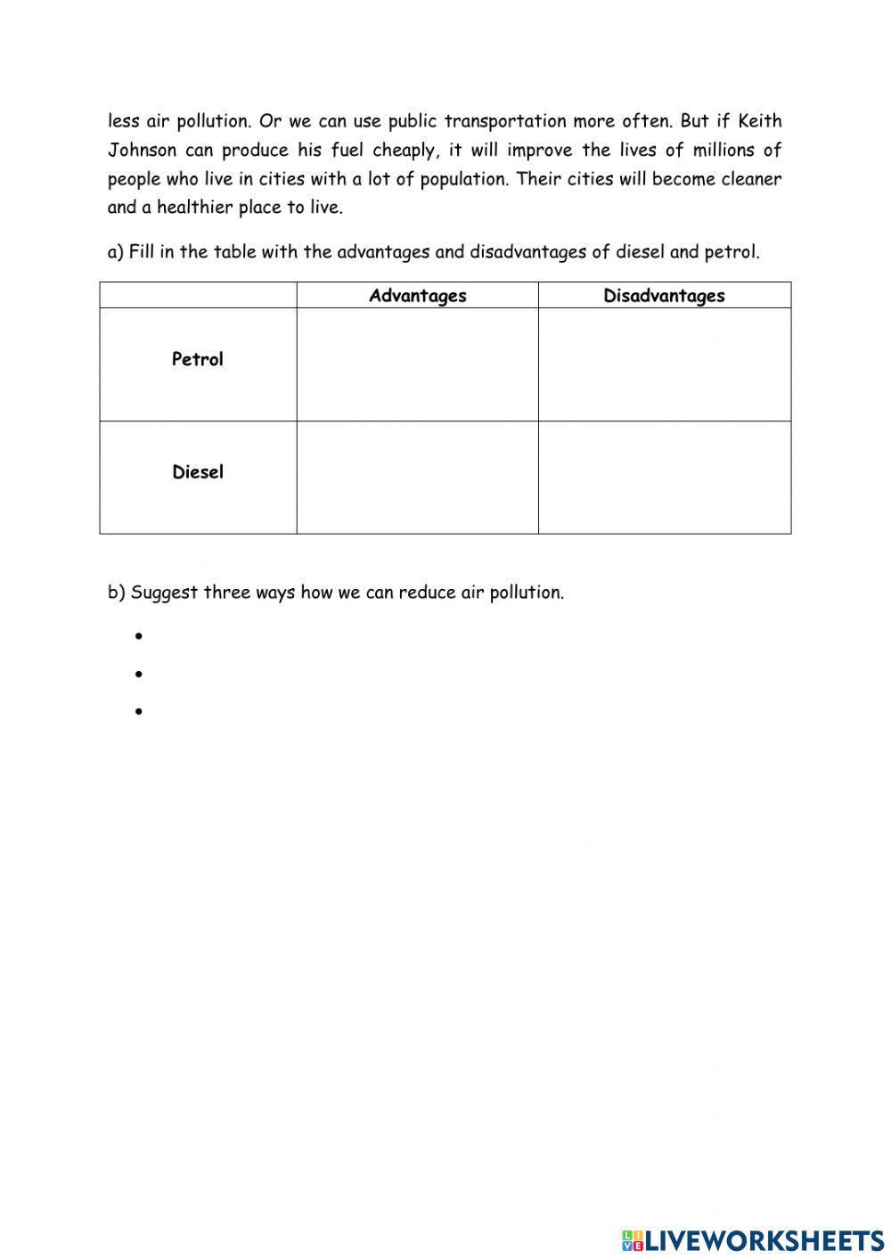 Environmental Issues