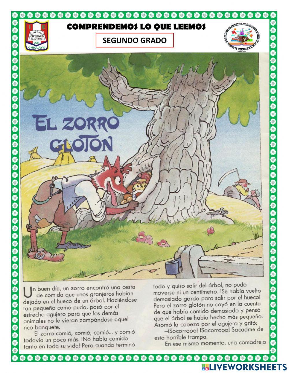 El zorro glotón