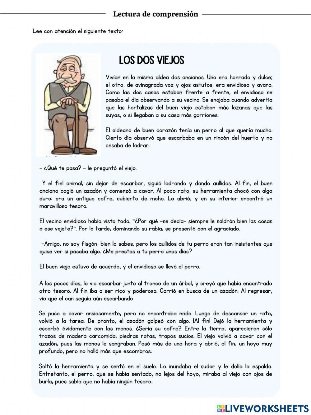 Lectura Para Sexto Grado Con Preguntas Pdf - Image to u