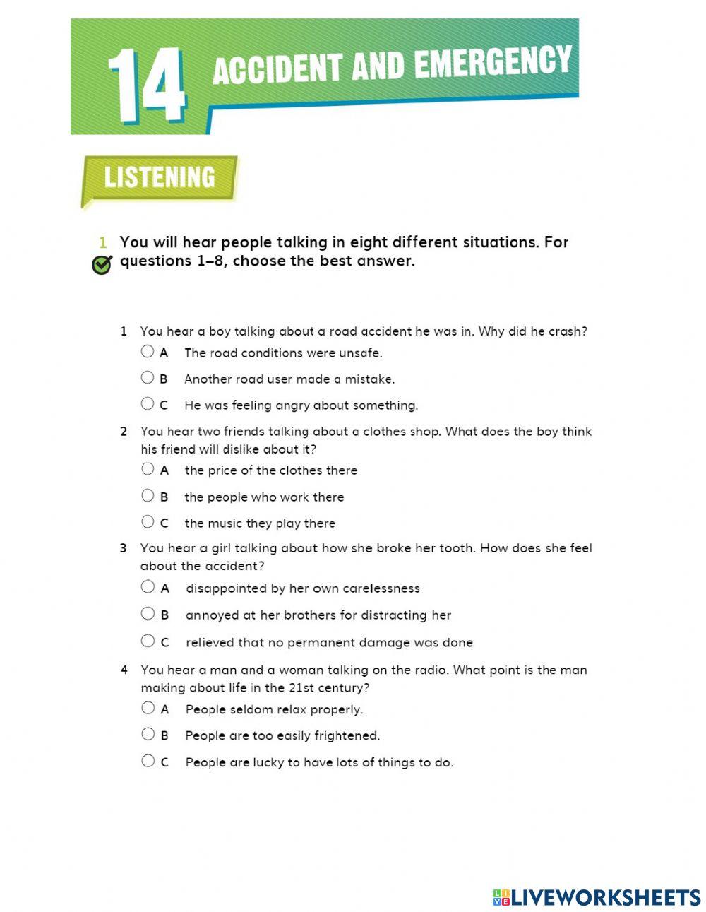 Prepare level 6 unit 14