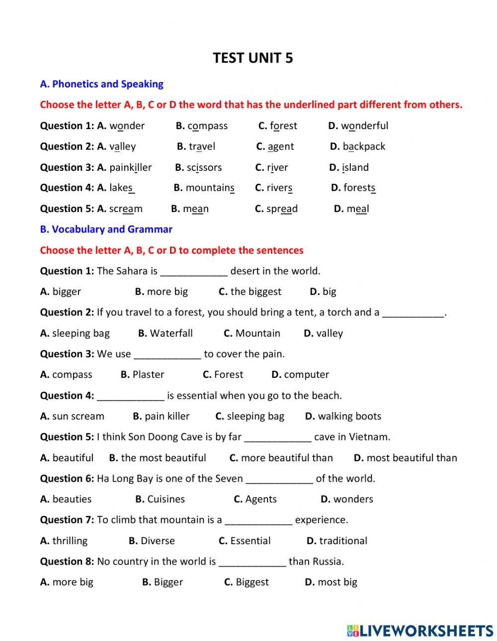 Natural wonders of the world