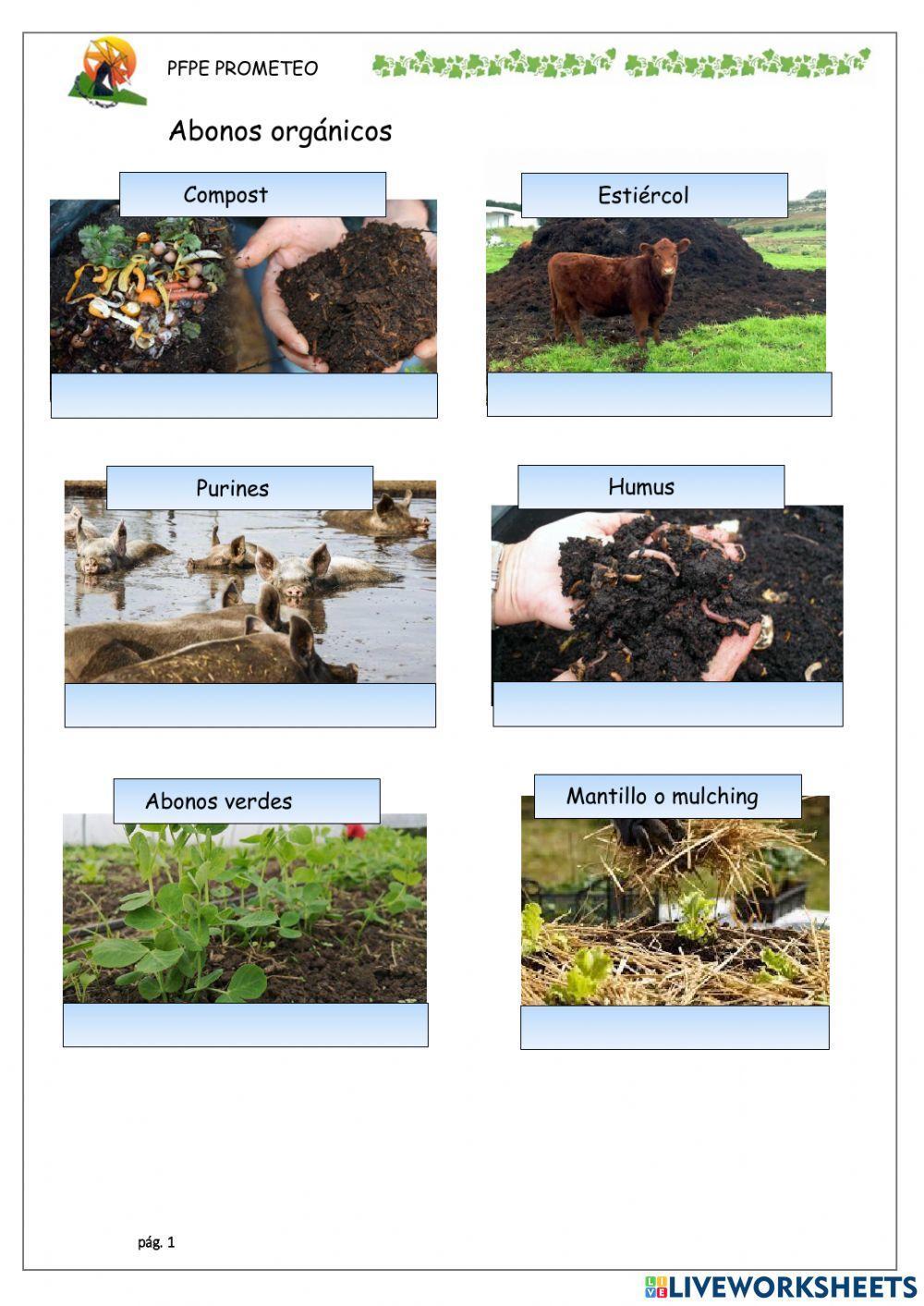 Abonos orgánicos