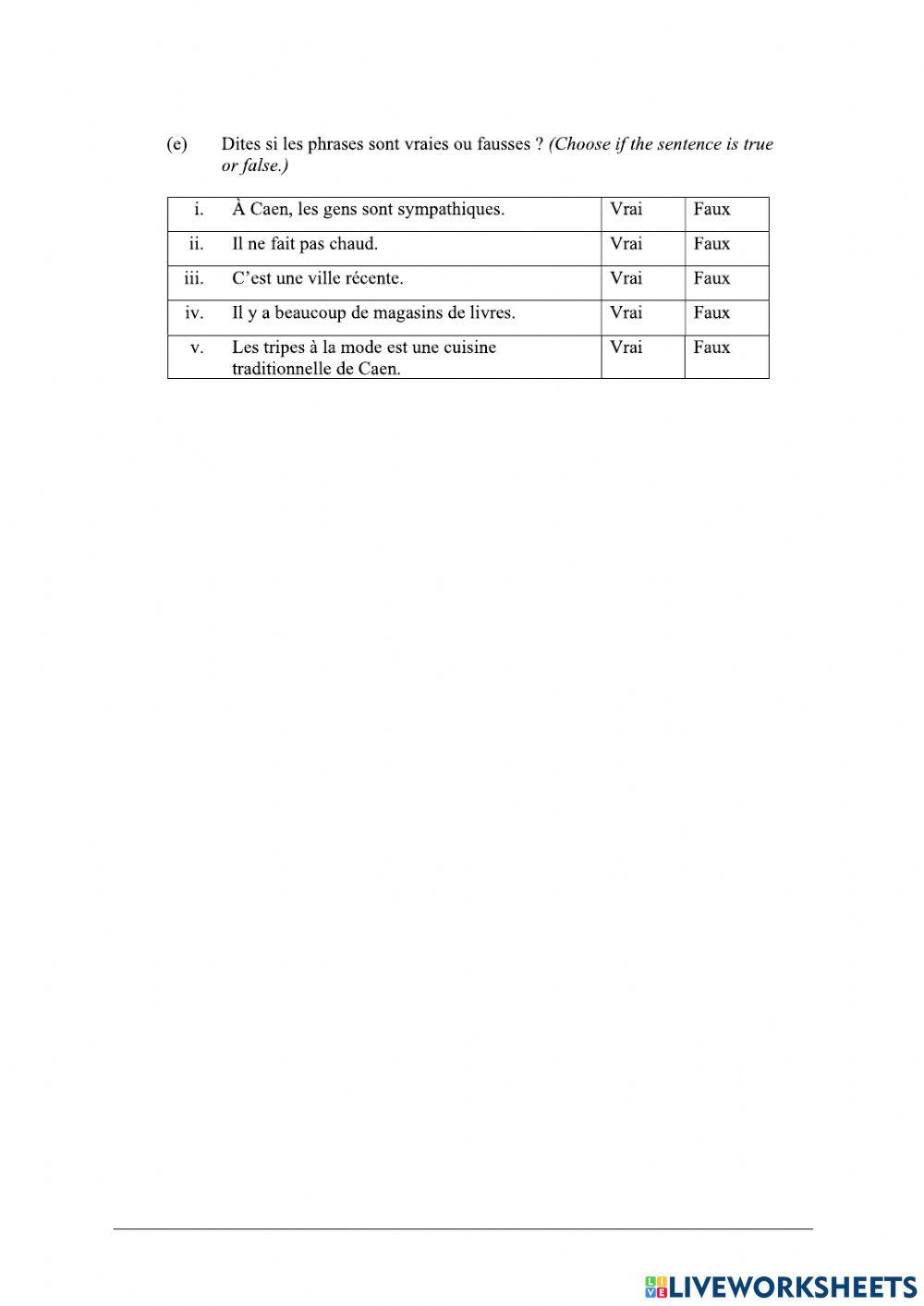 Comprehension Ecrite page 3