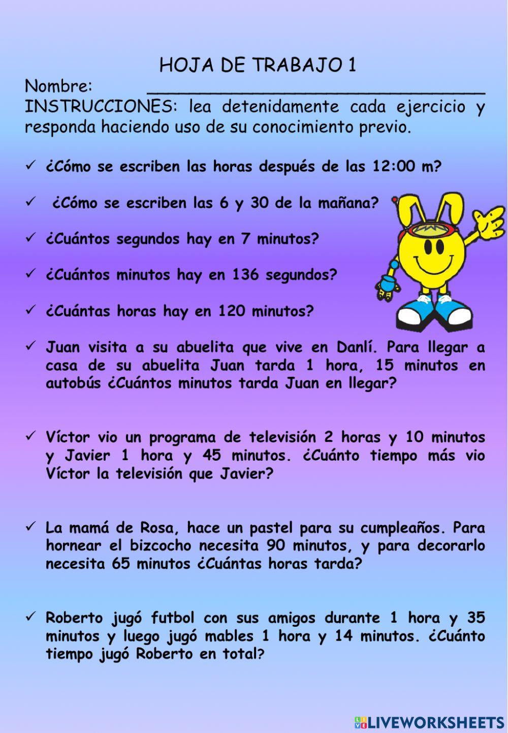 Utilicemos el tiempo