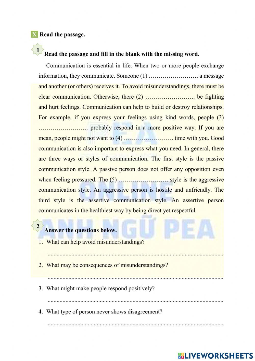 Communication-lesson 2