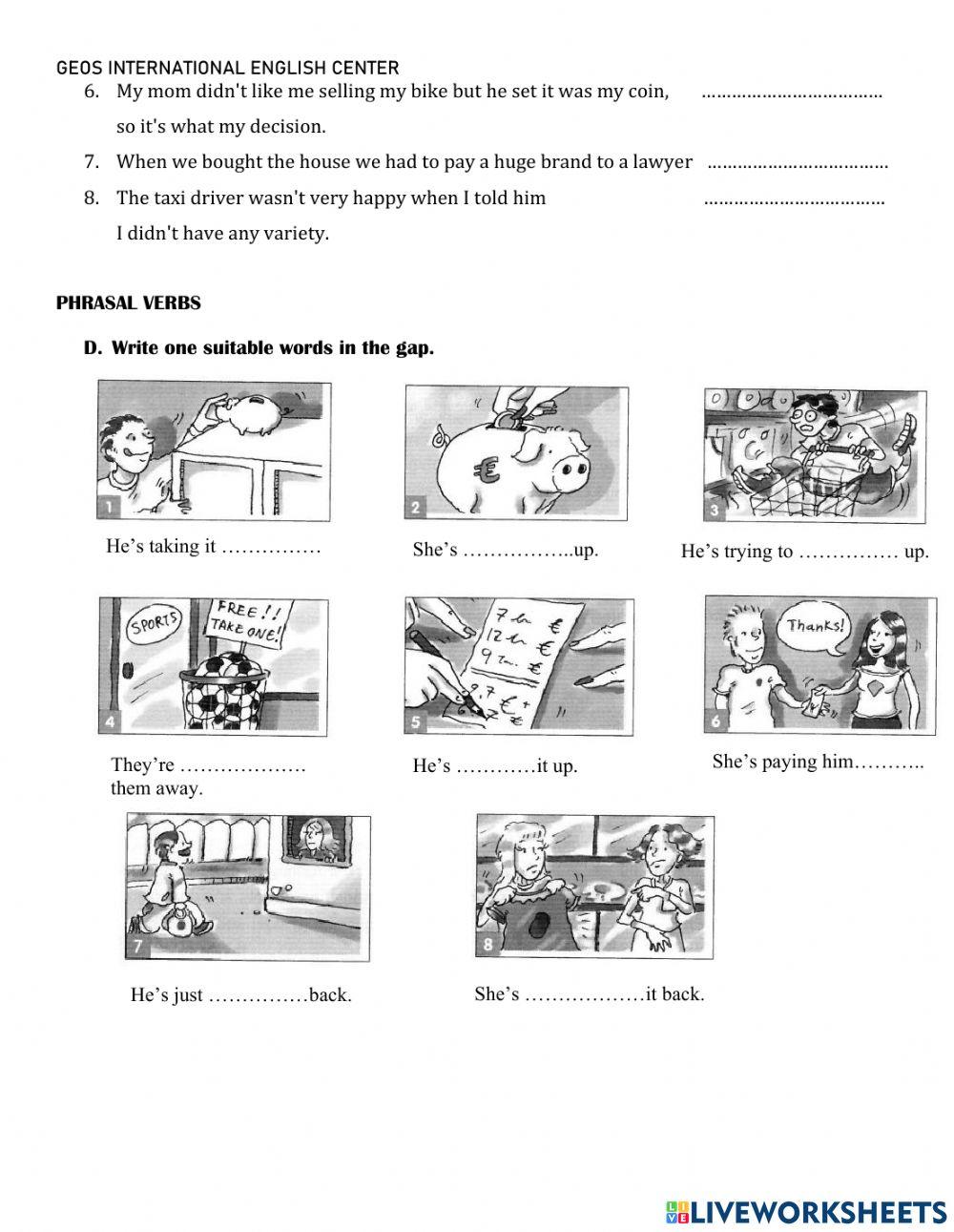 Vocabulary U15-Des B1
