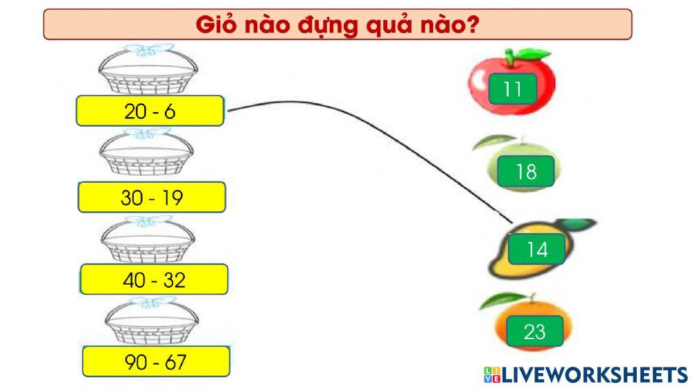 Phiếu bài tập Toán