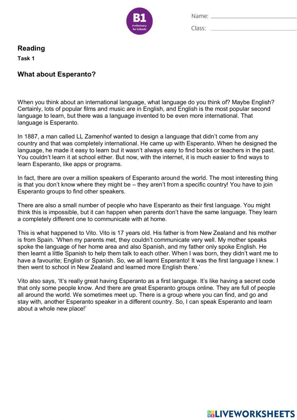 B1 GExp  Reading December 21