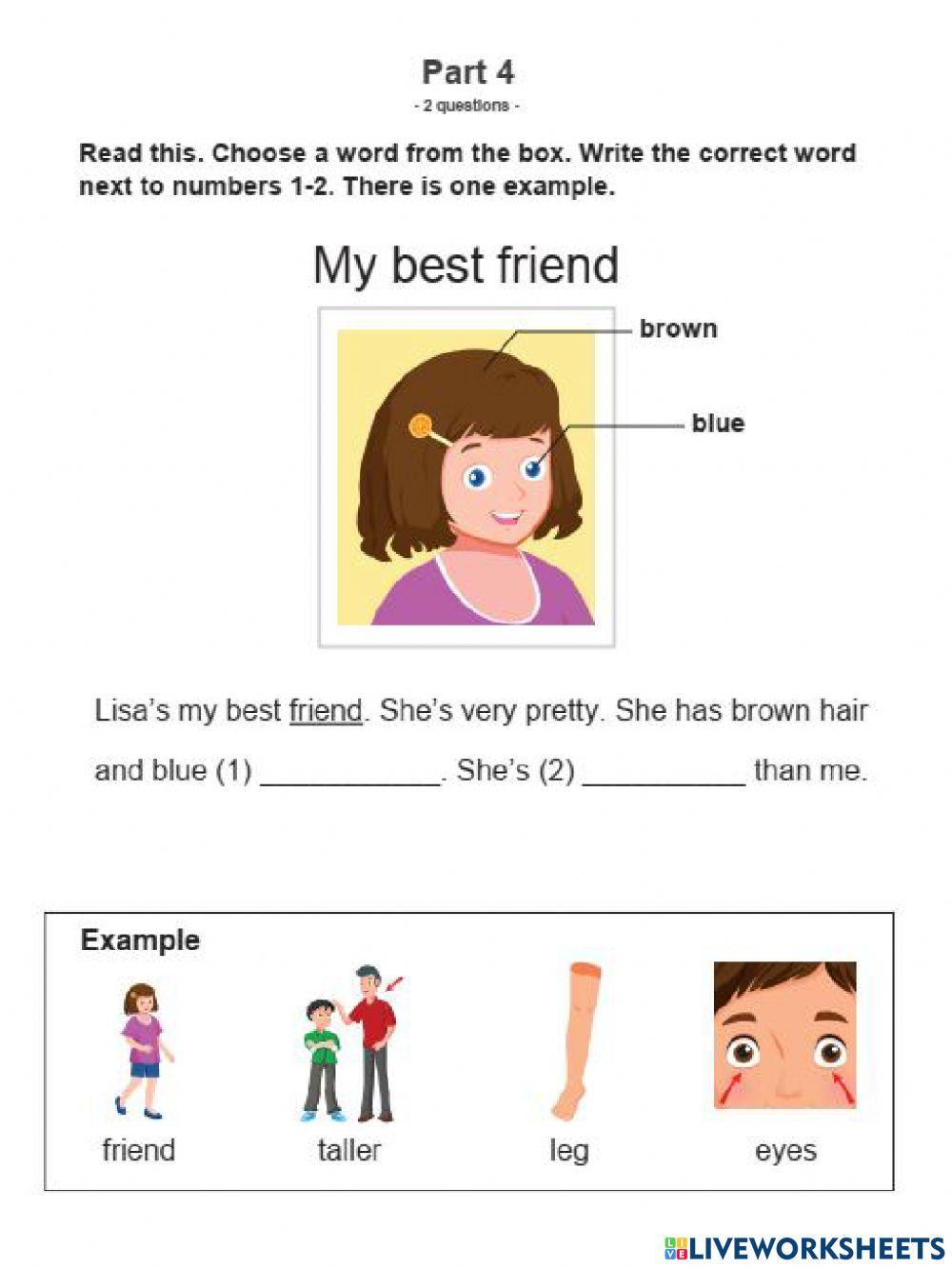 Reading and writing test