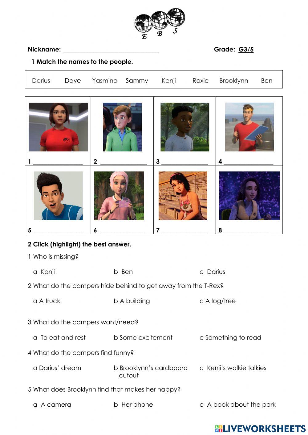 Camp Cretaceous S2 Ep 1