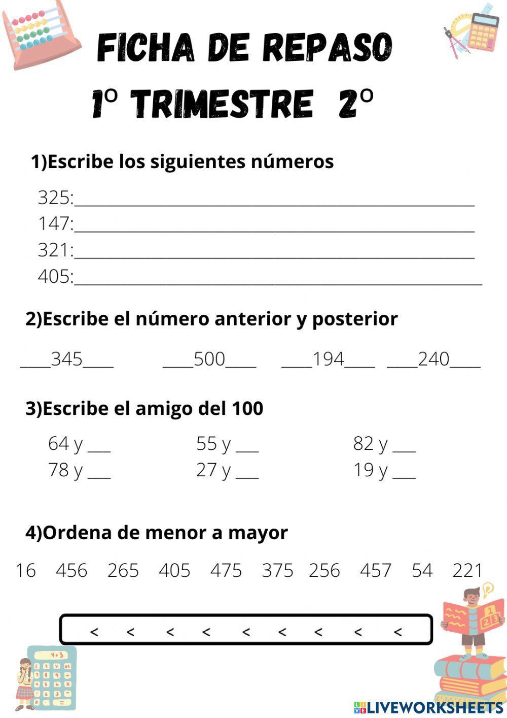 Repaso 1º trimestre