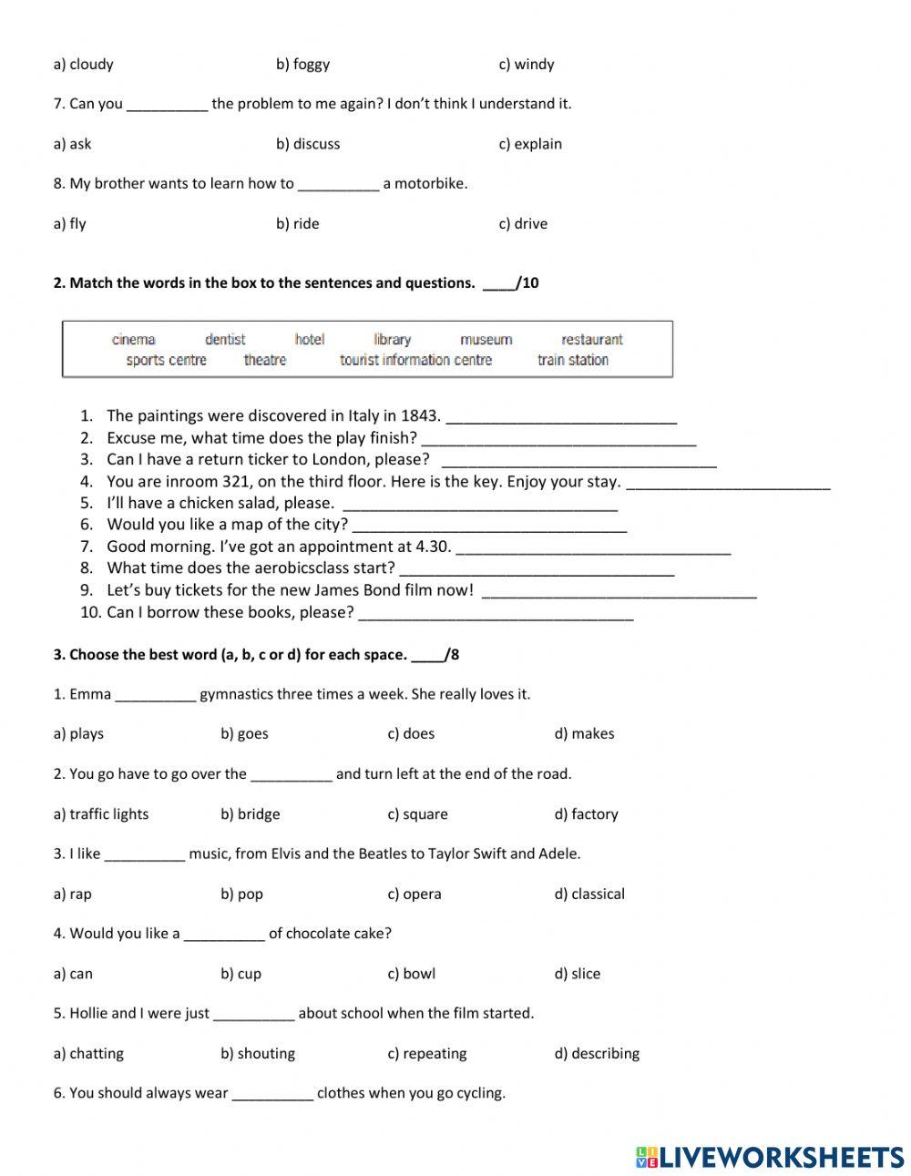 Use of English- Reading - KEY