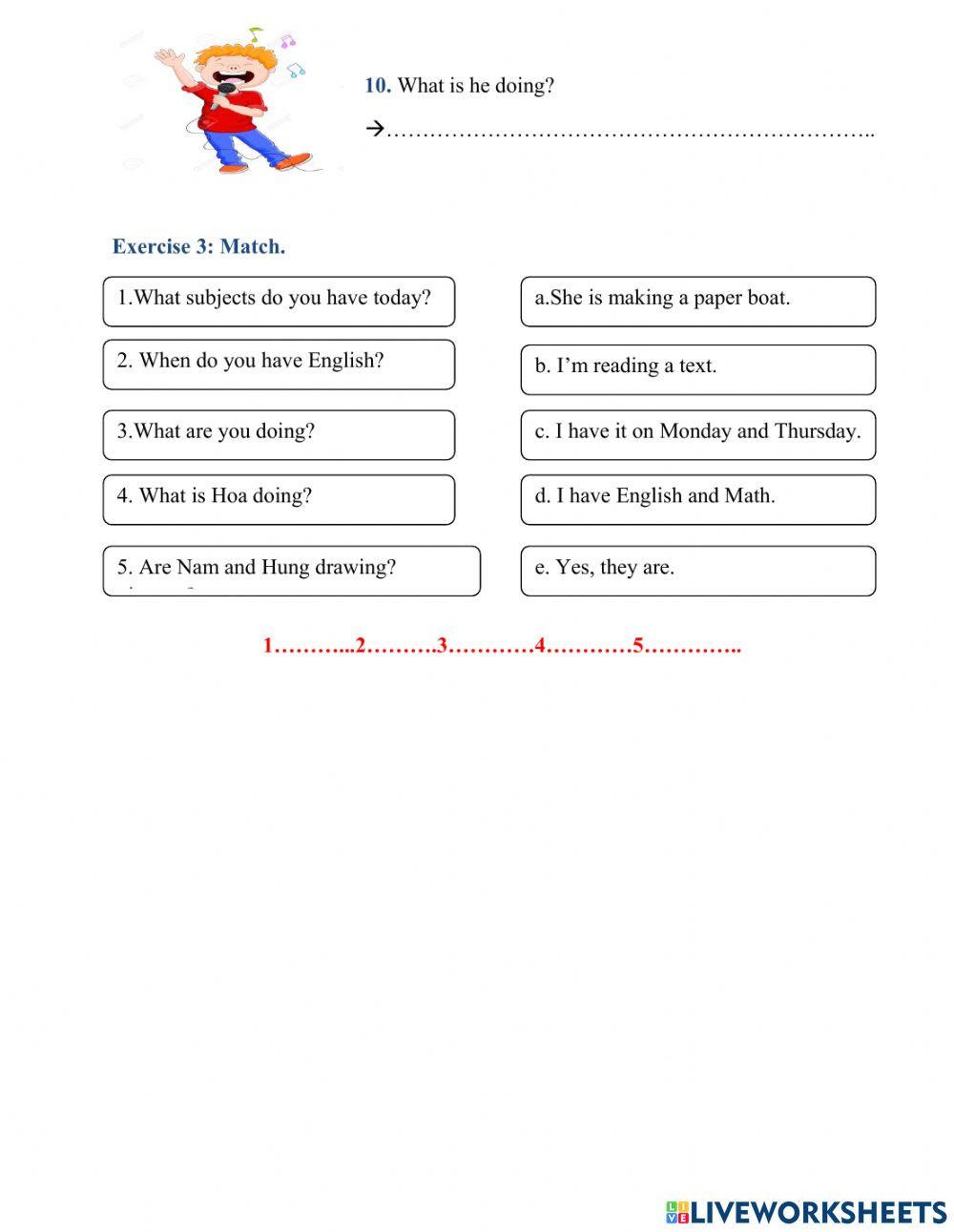 Unit 8 bài tập cơ bản