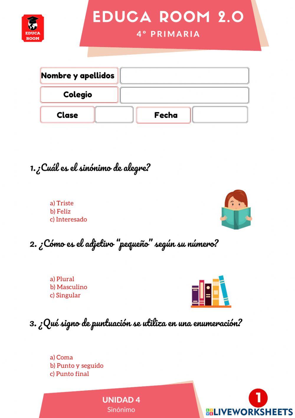 4º ud4 cuestionario 1 lengua