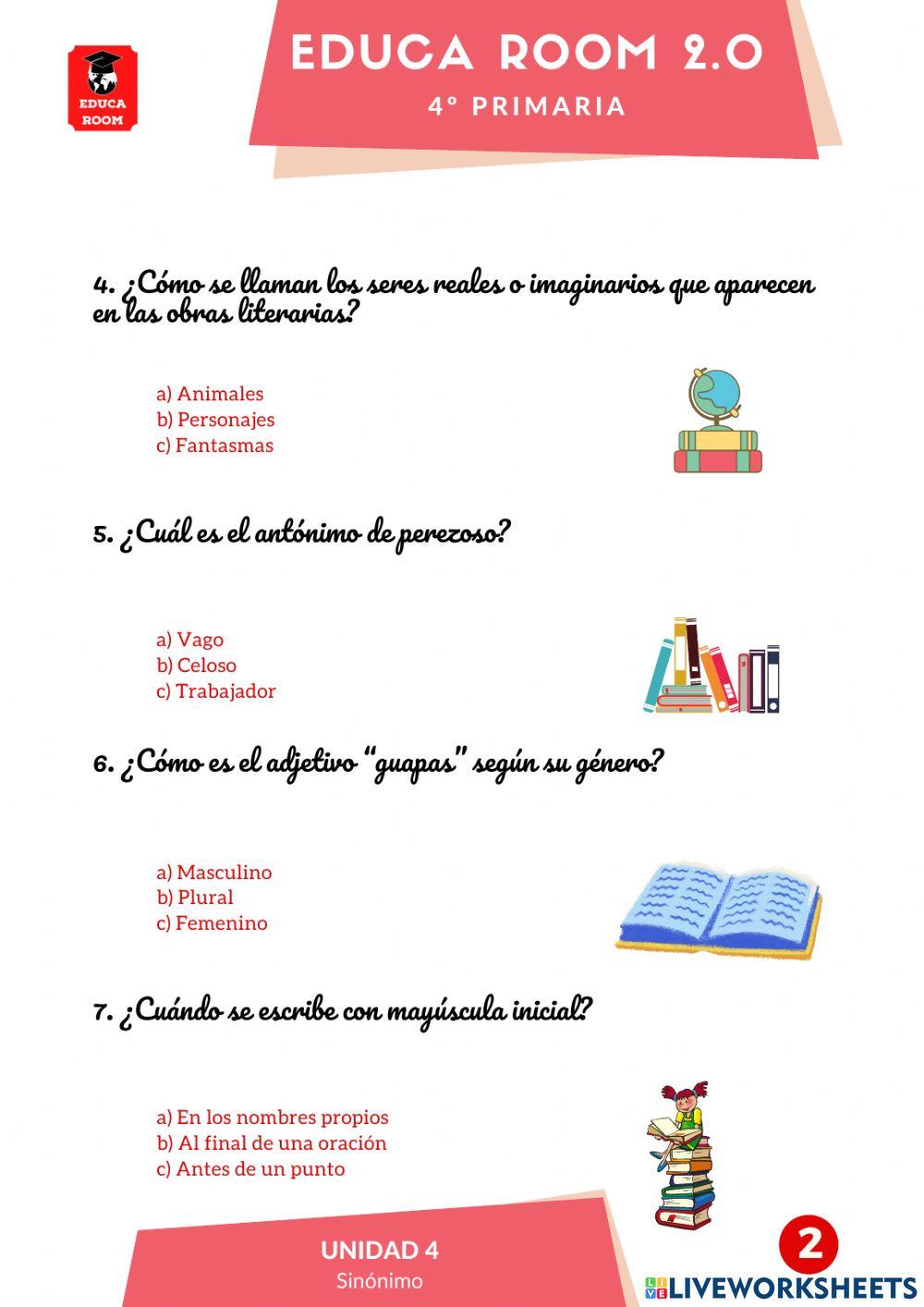 4º ud4 cuestionario 1 lengua