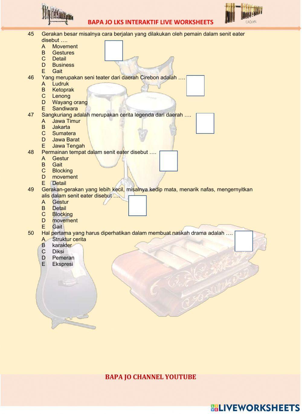 Pra pas ganjil seni budaya xii