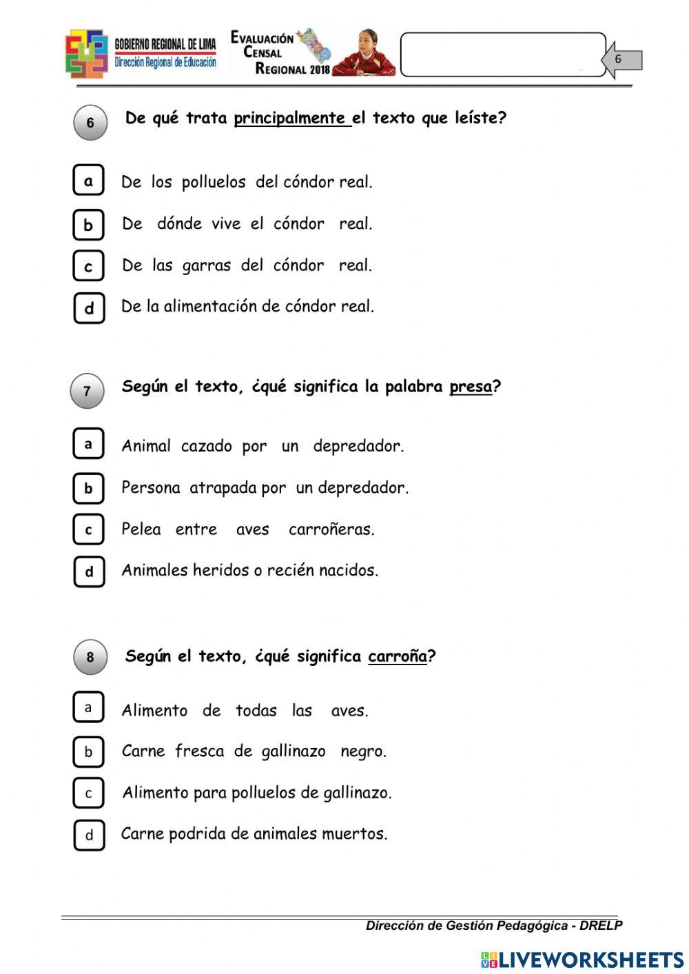 Comprensión lectora