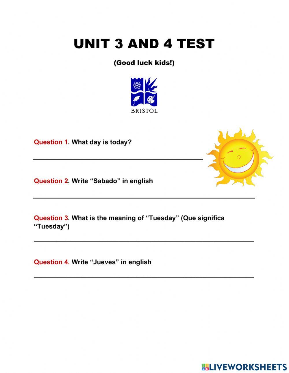 English test