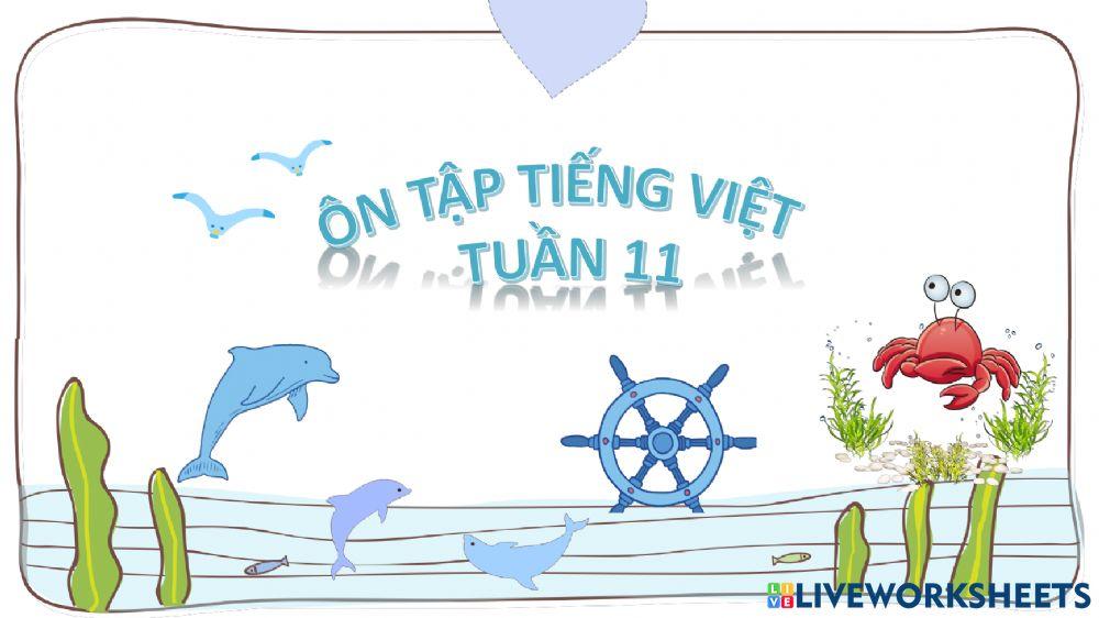 Phiếu Tiếng Việt cuối tuần 11