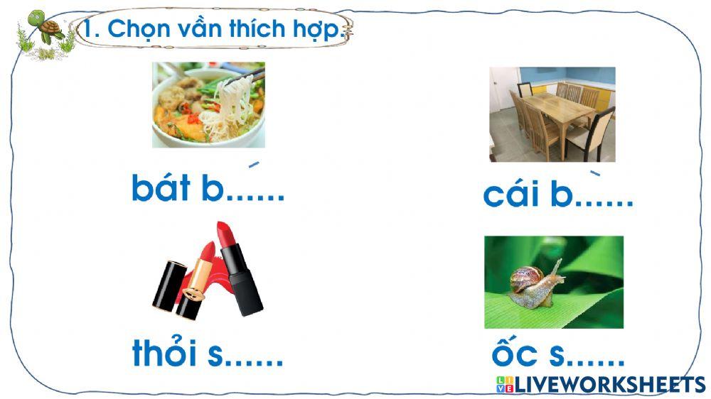 Phiếu Tiếng Việt cuối tuần 11