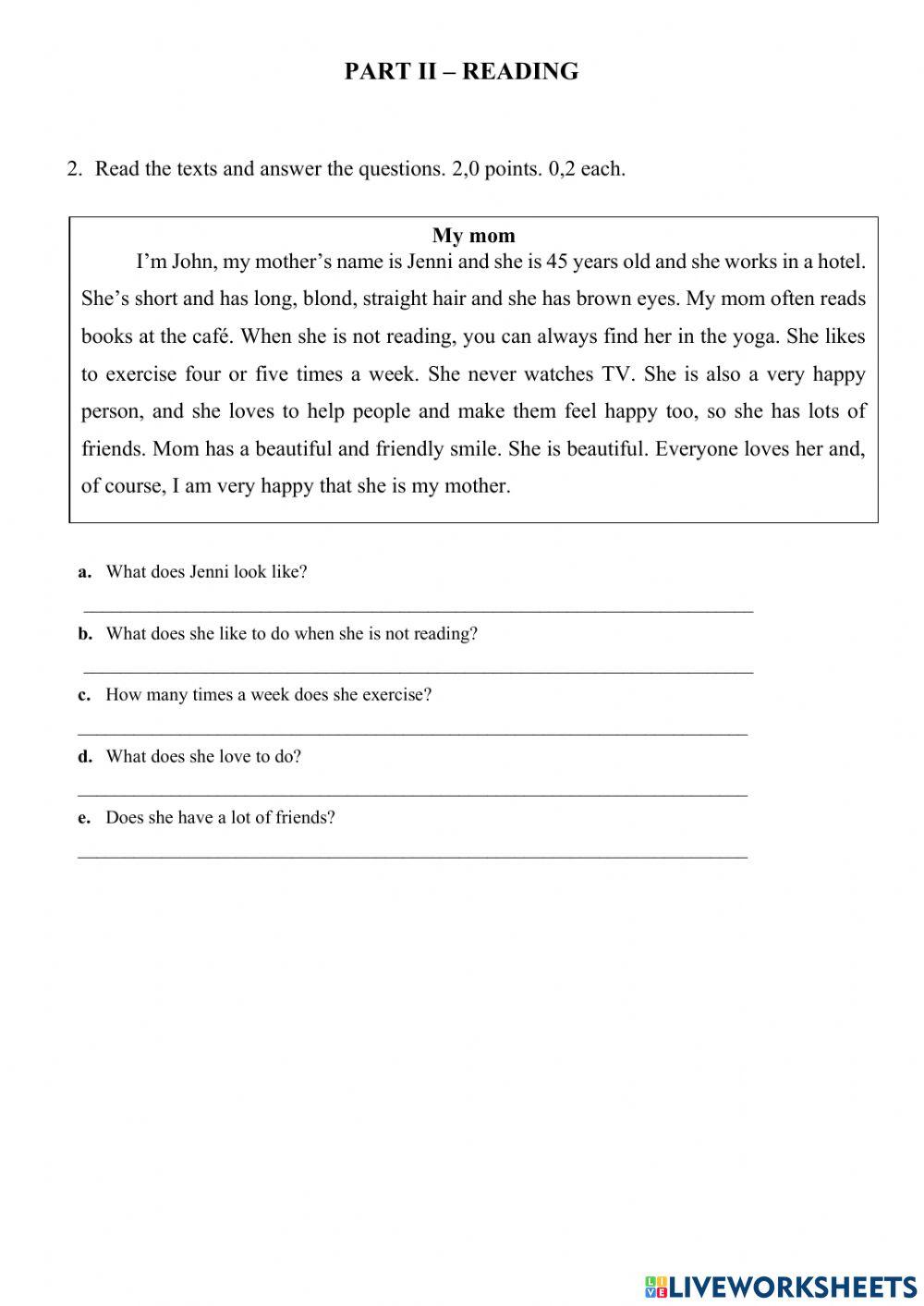 Pre-Teens 1 - Final Test A