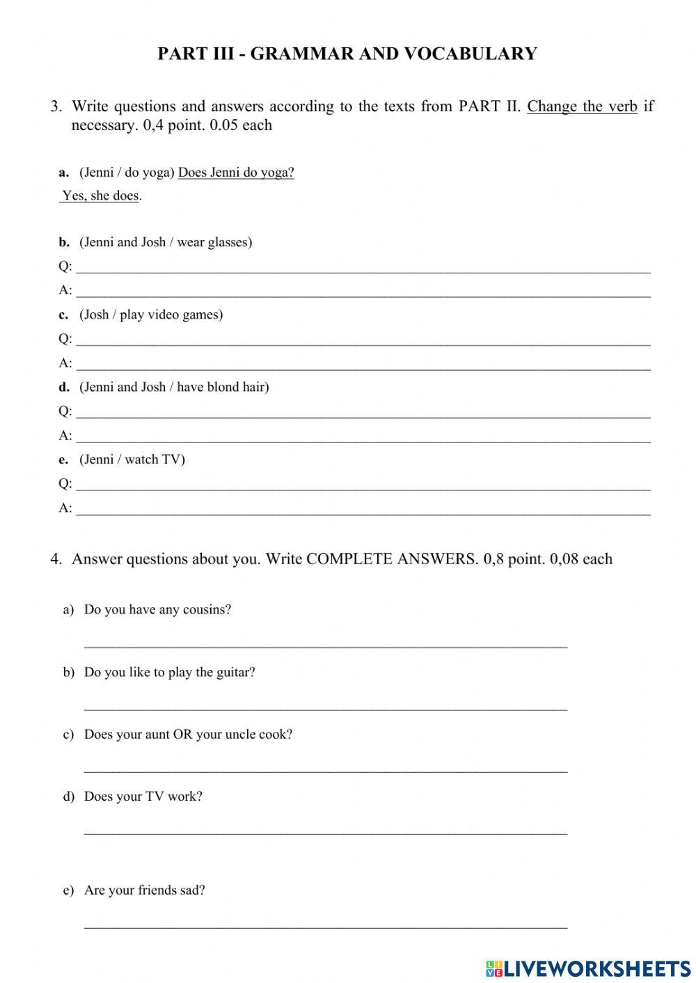 Pre-Teens 1 - Final Test A