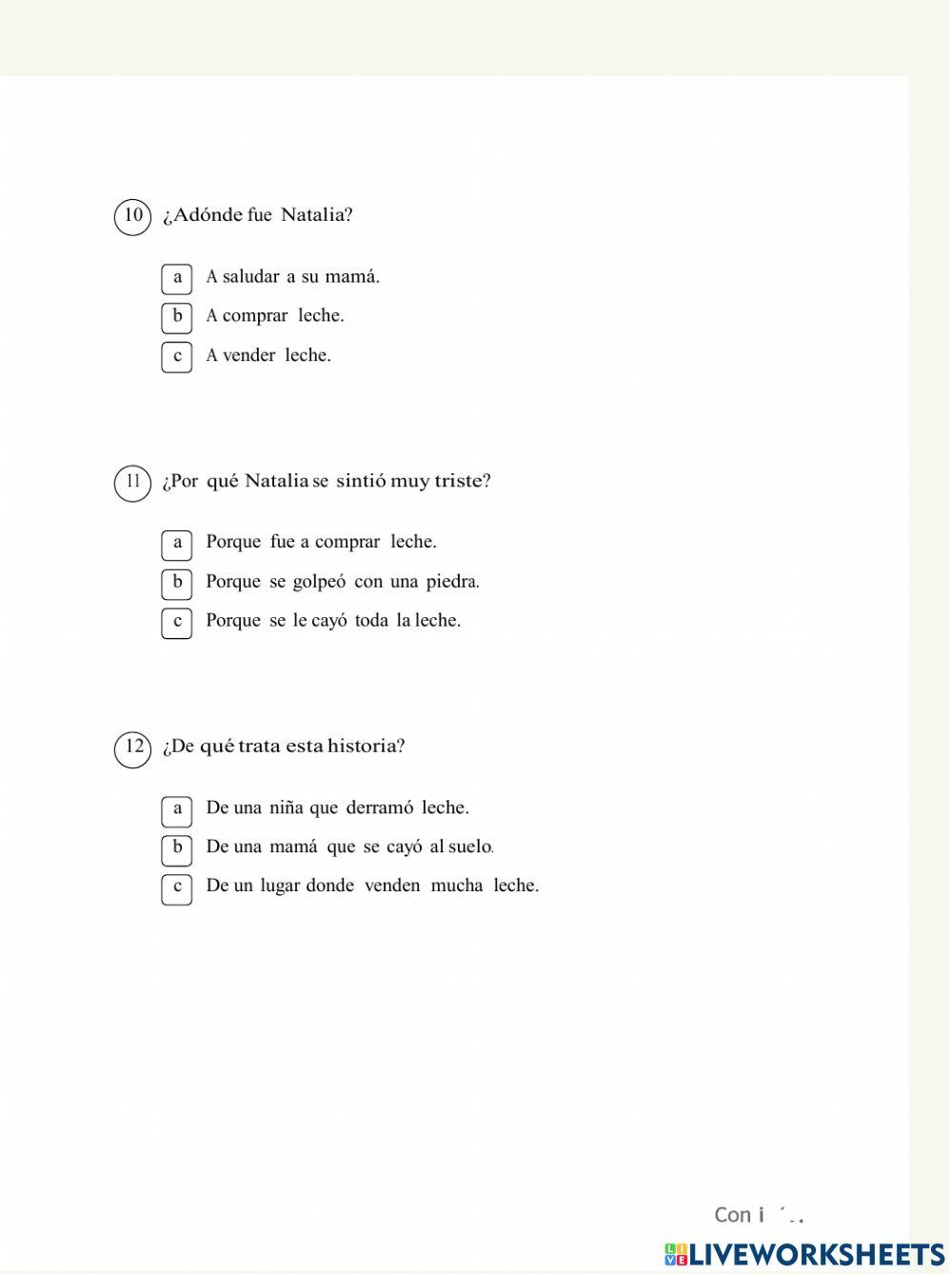 Evaluación de comunicación