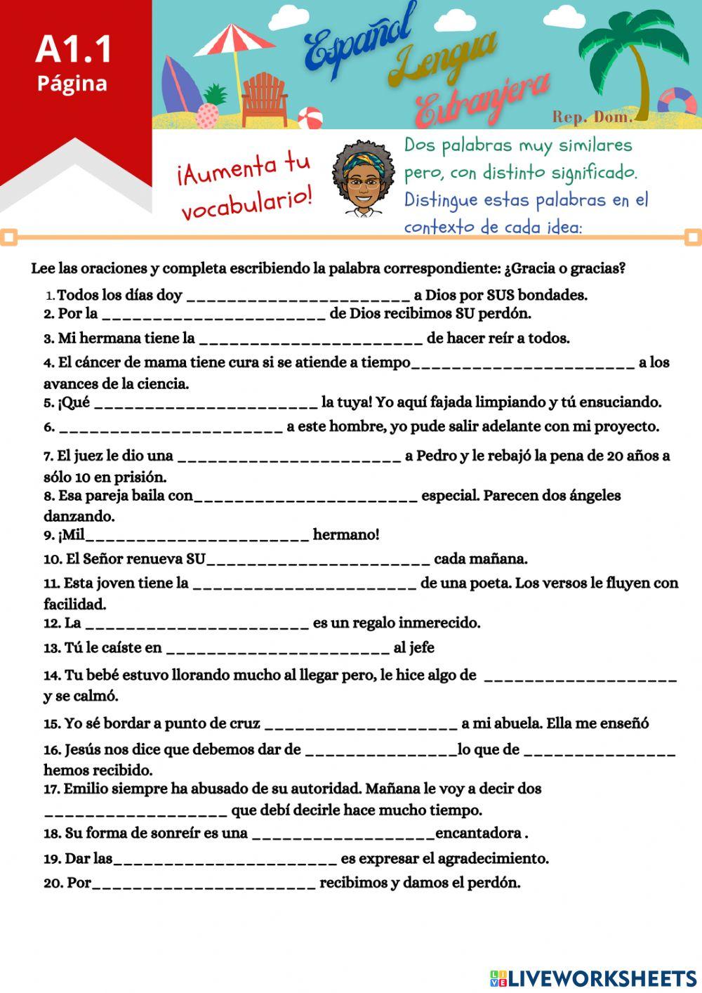 Aumenta tu vocabulario