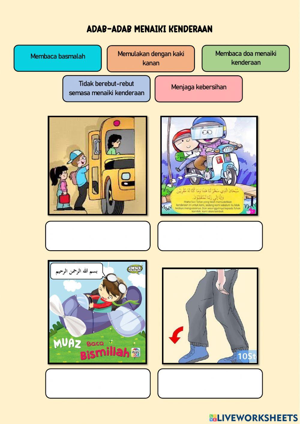 Adab-adab menaiki kenderaan