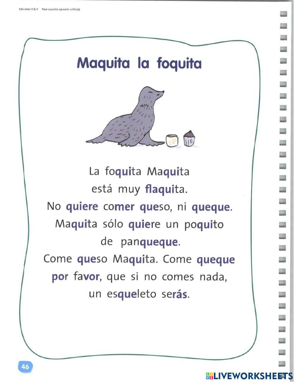 Lecturas - QUE - QUI