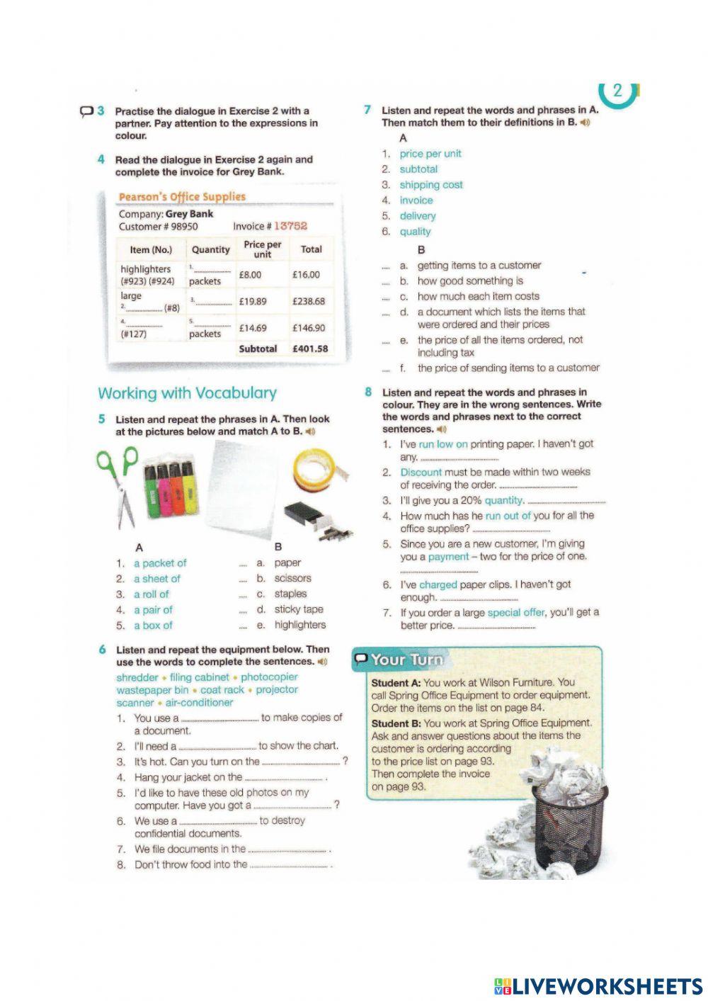 PURCHASING OFFICE EQUIPMENT