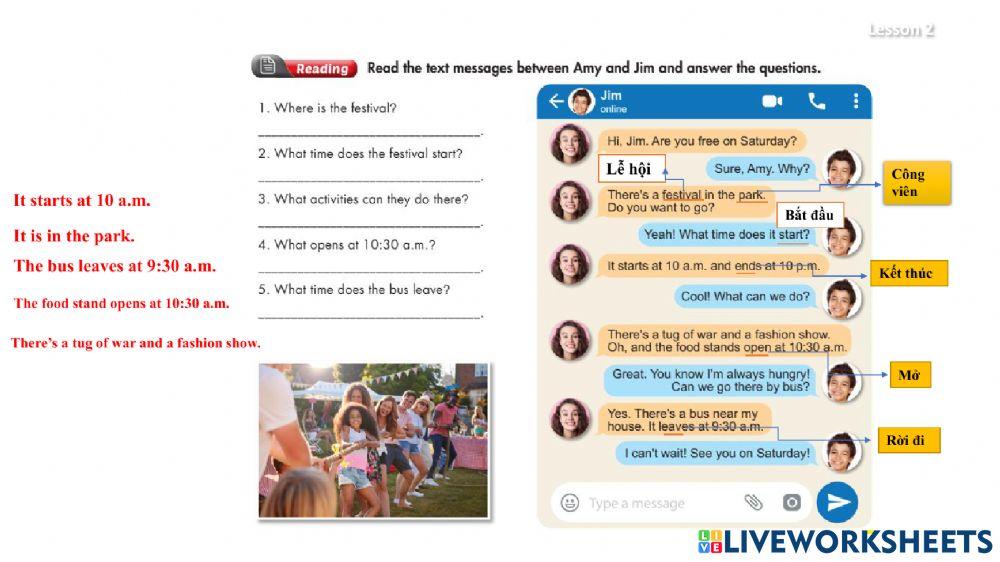 Unit 4: new words and reading