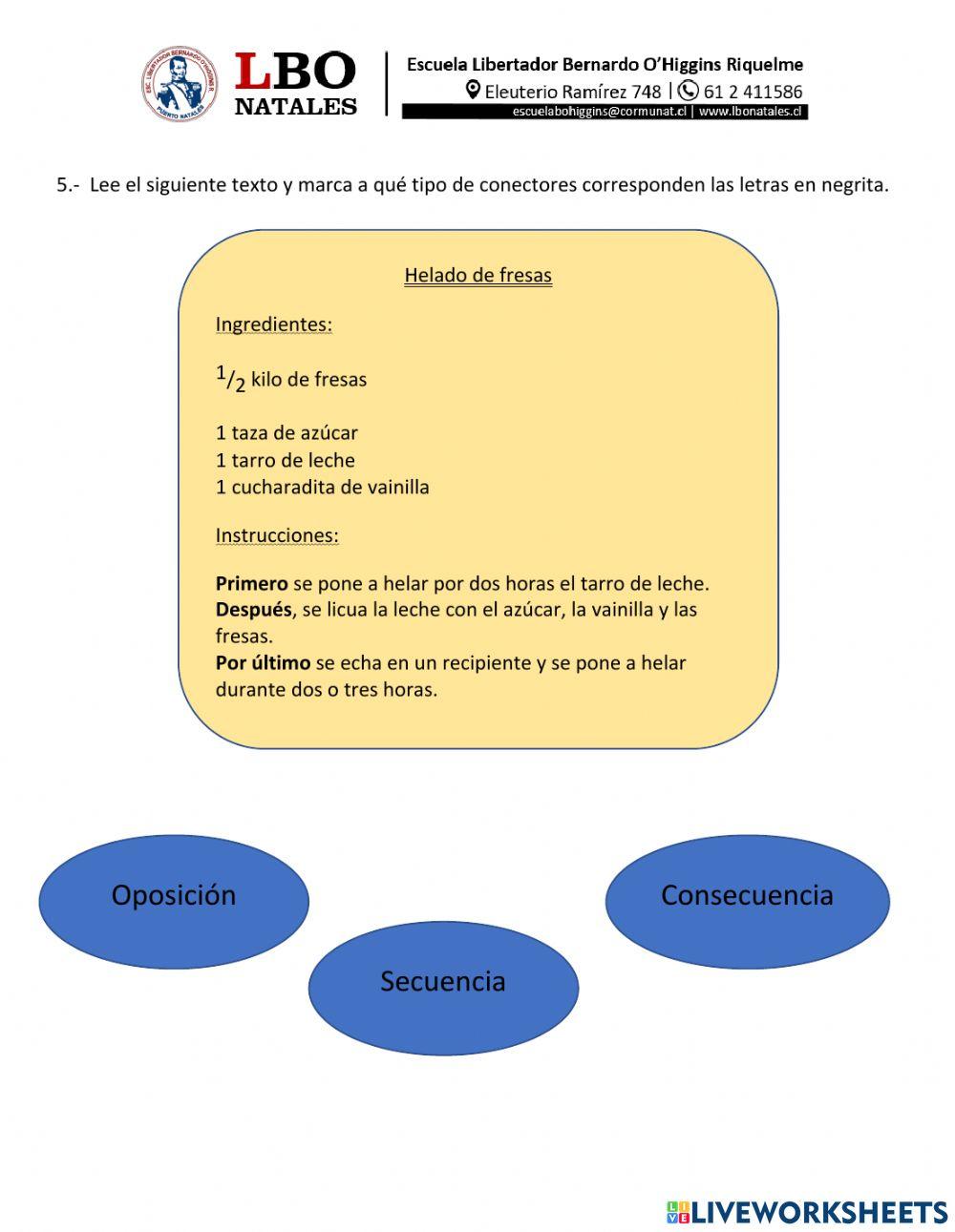 Actividad Individual: Uso de conectores