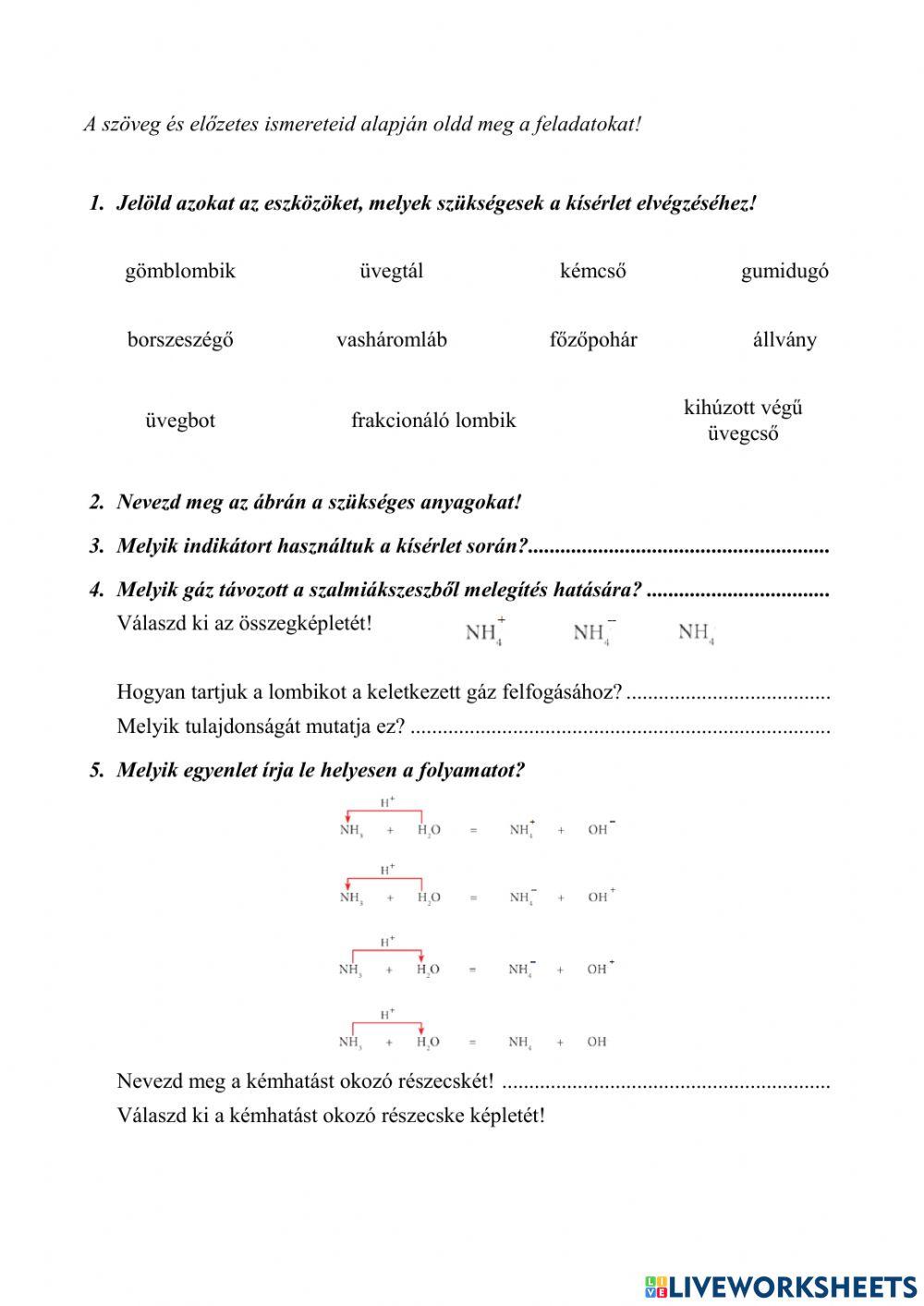 Színes kémiai szökőkút