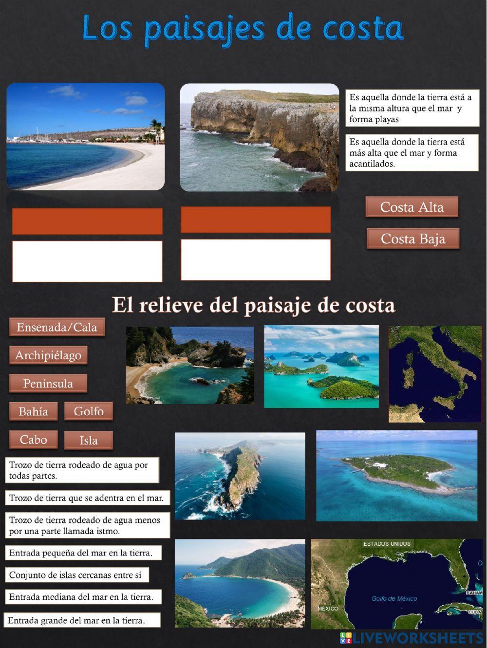 Los paisajes de costa