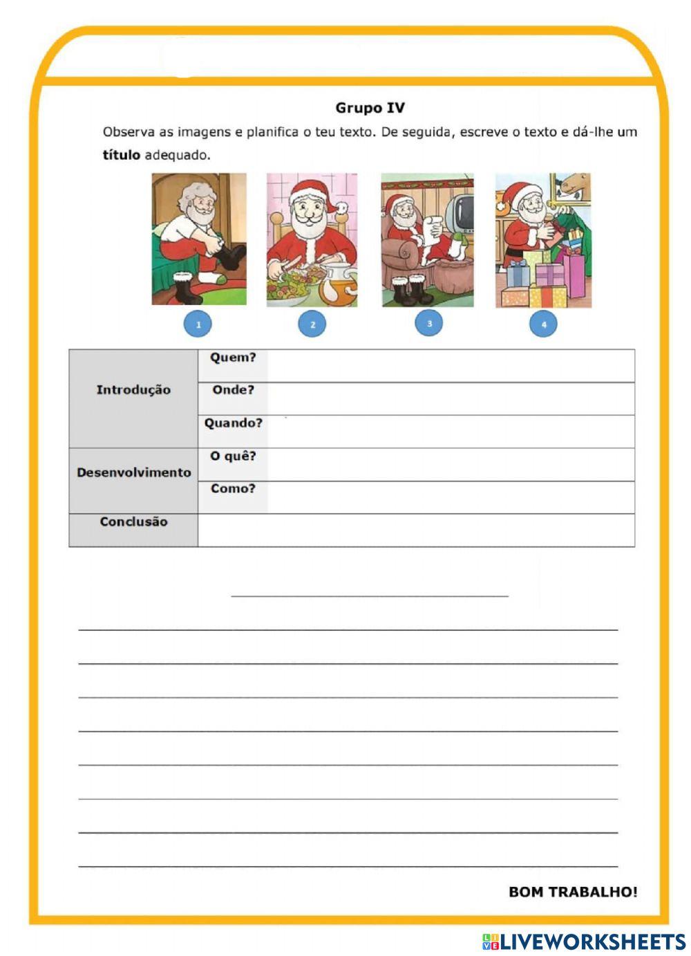 Avaliação de Português