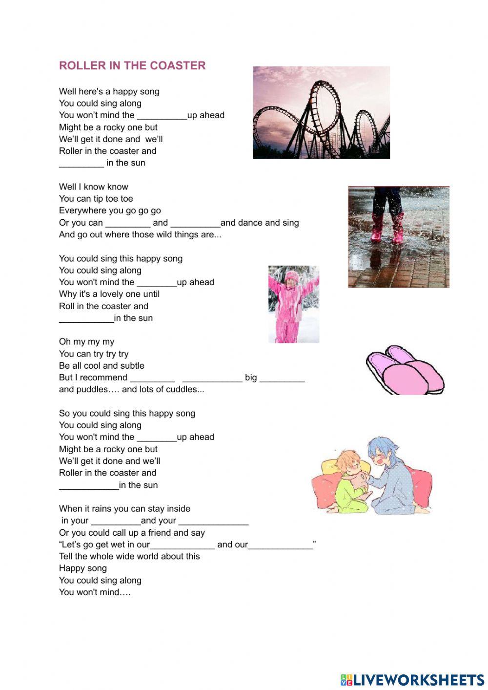 Roller Coaster Happy Song