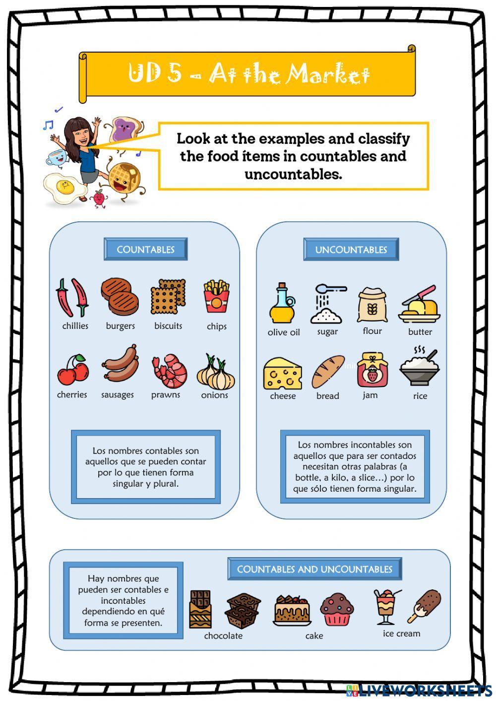 At the Market - 6º UD 5 - Ficha 4