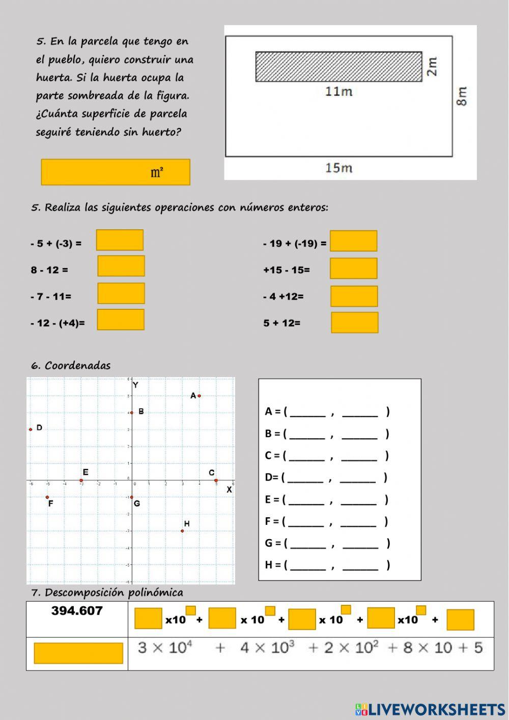 Repaso bloque ii matemáticas