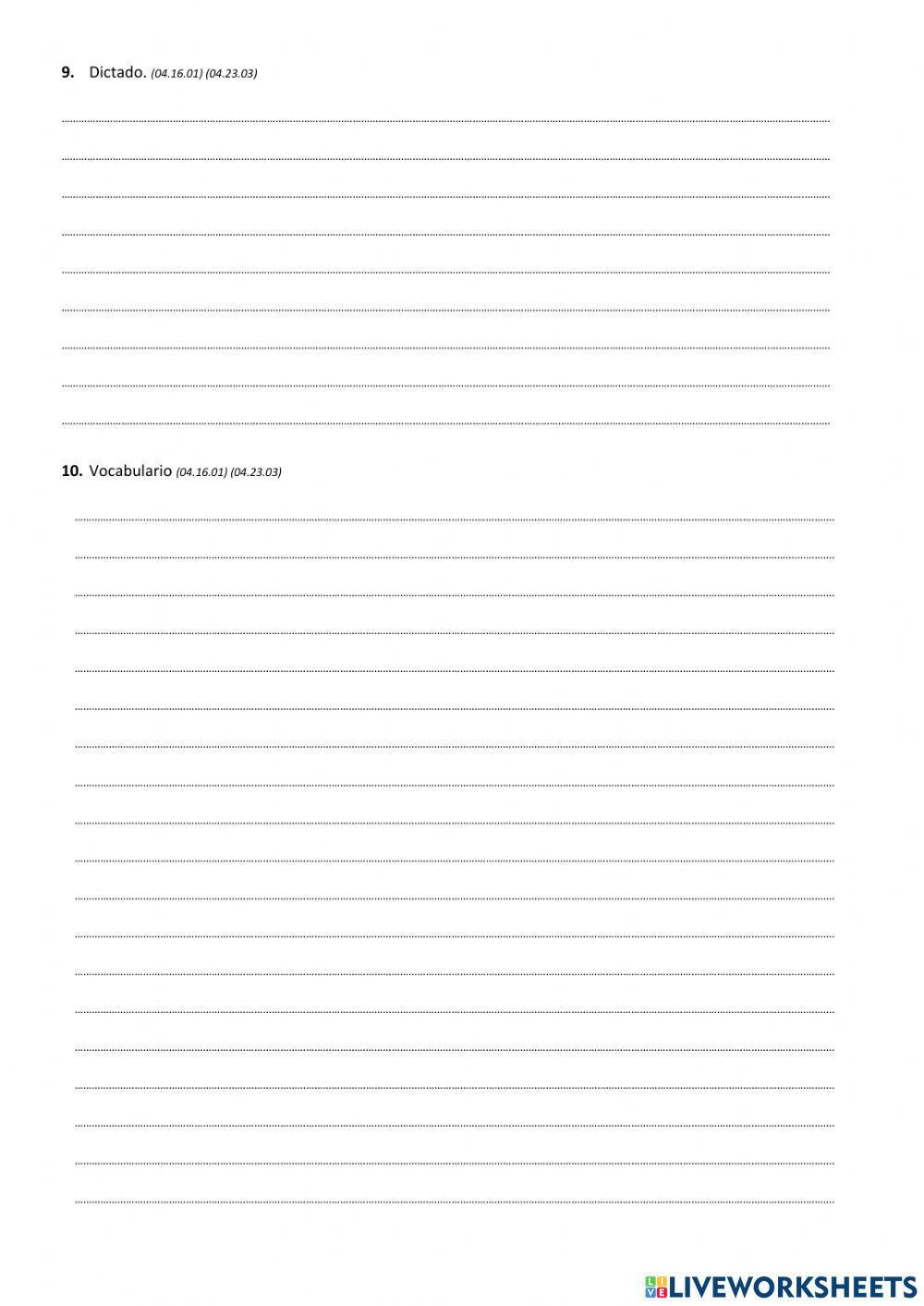 Control unidad 4 de lengua