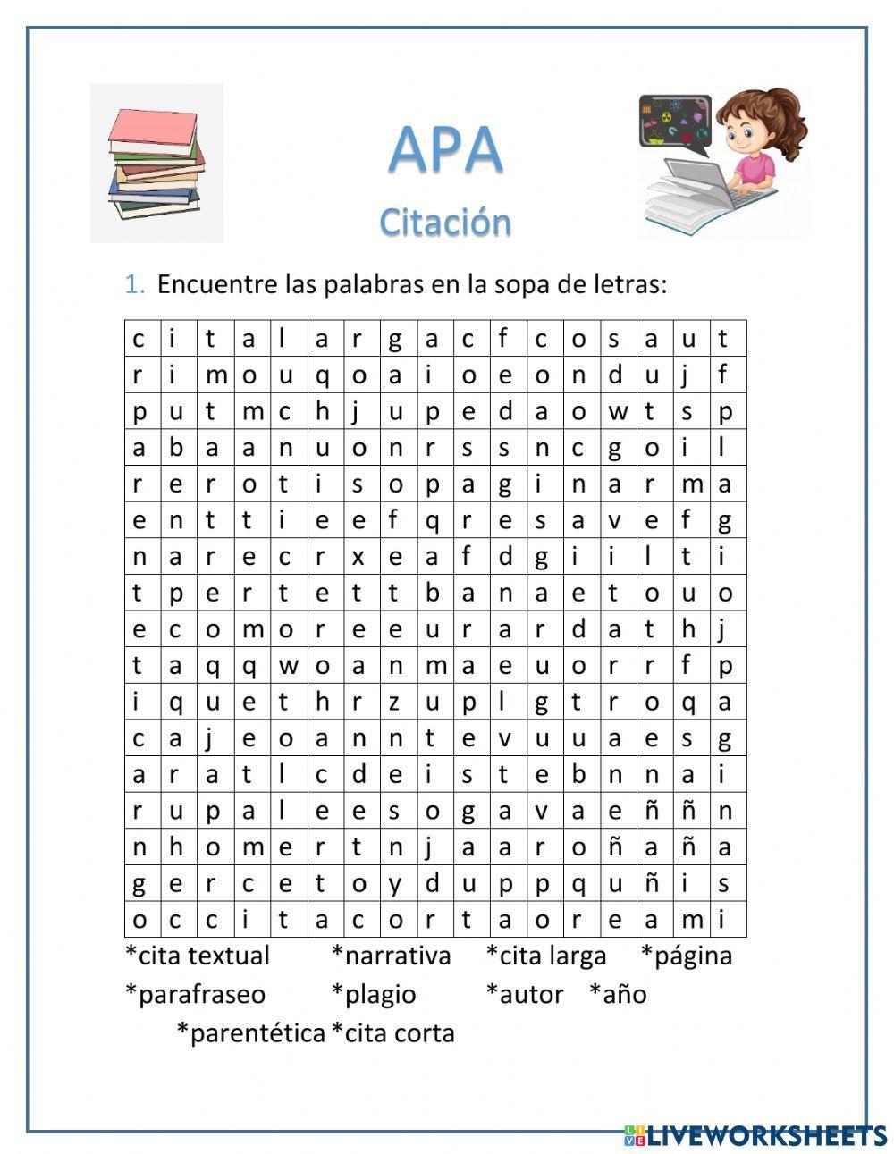 APA - Citación