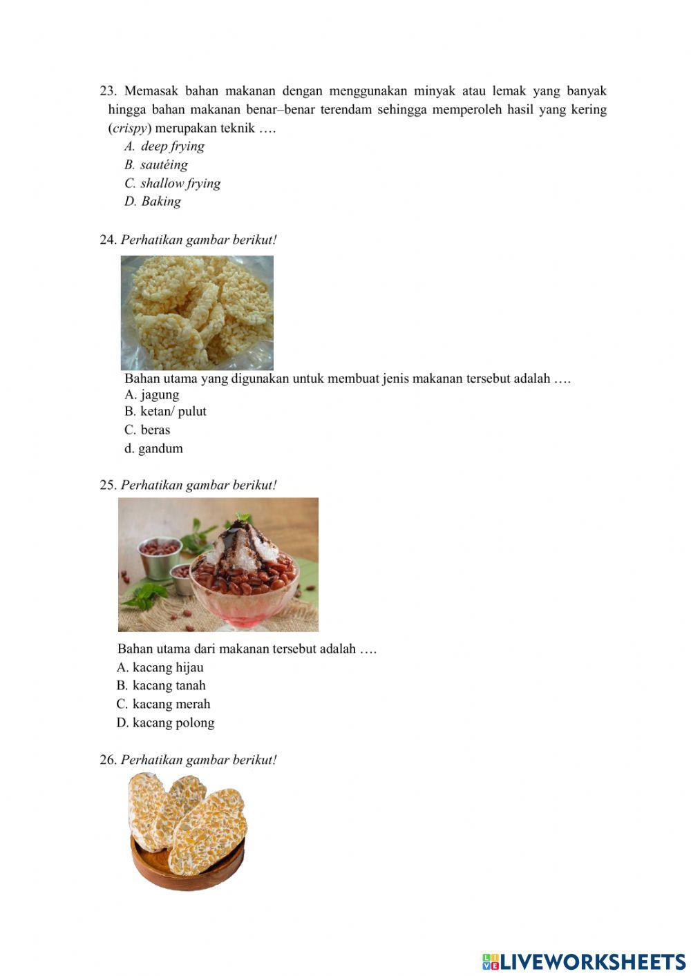 SOAL Pas Prakarya Kelas 8