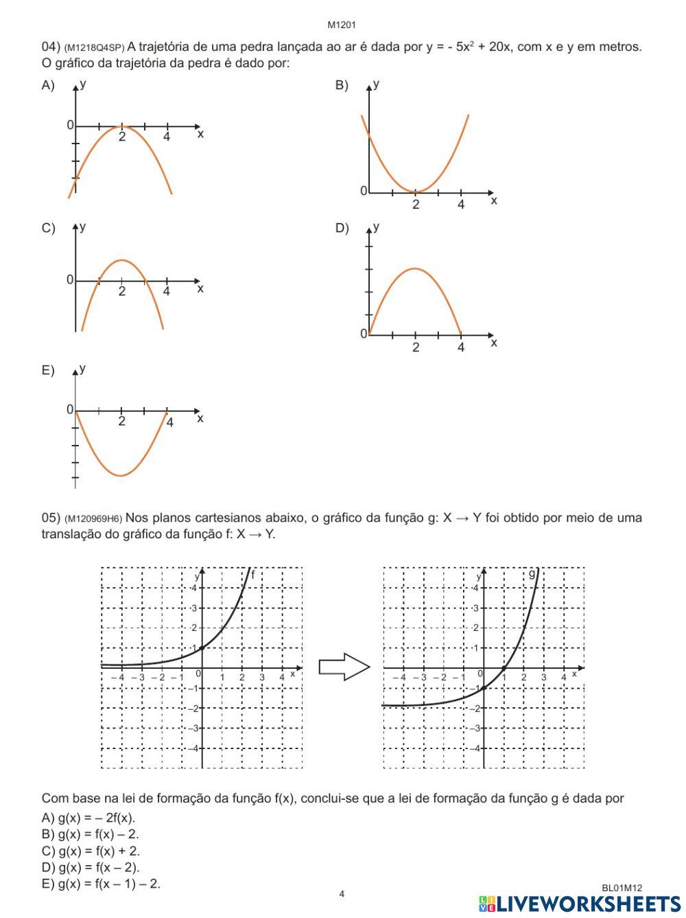 Revisão matemática