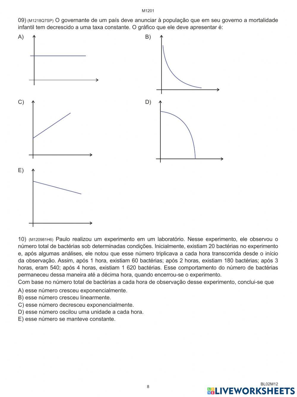 Revisão matemática