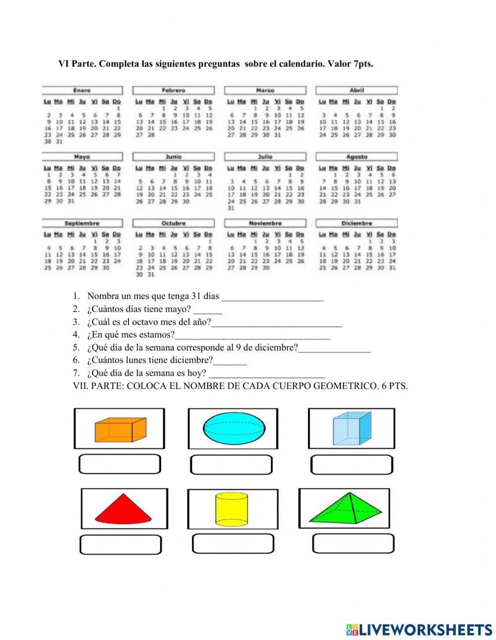 Examen de matematica