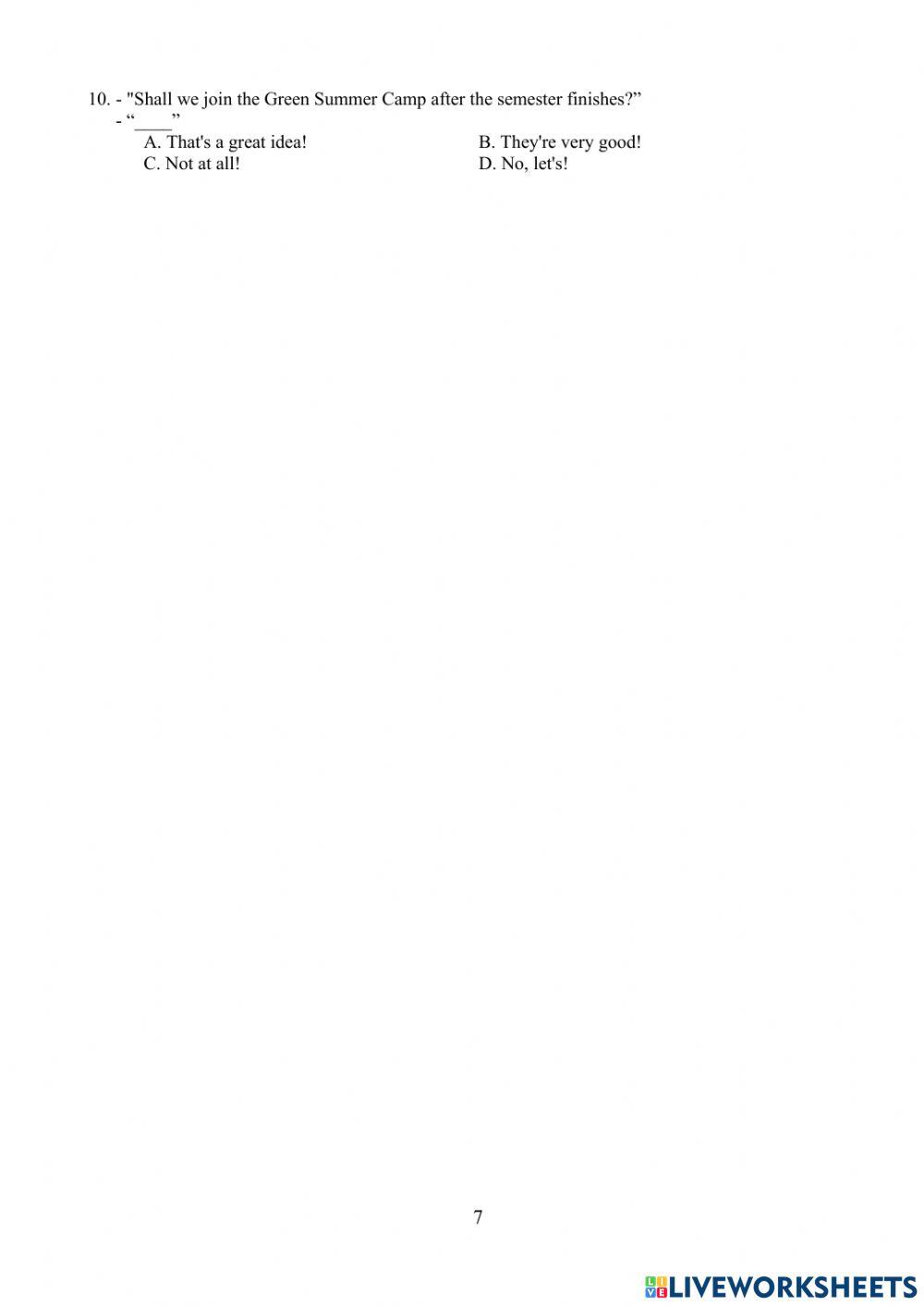 Ôn tập thi HK1 - ANH 11 - P1