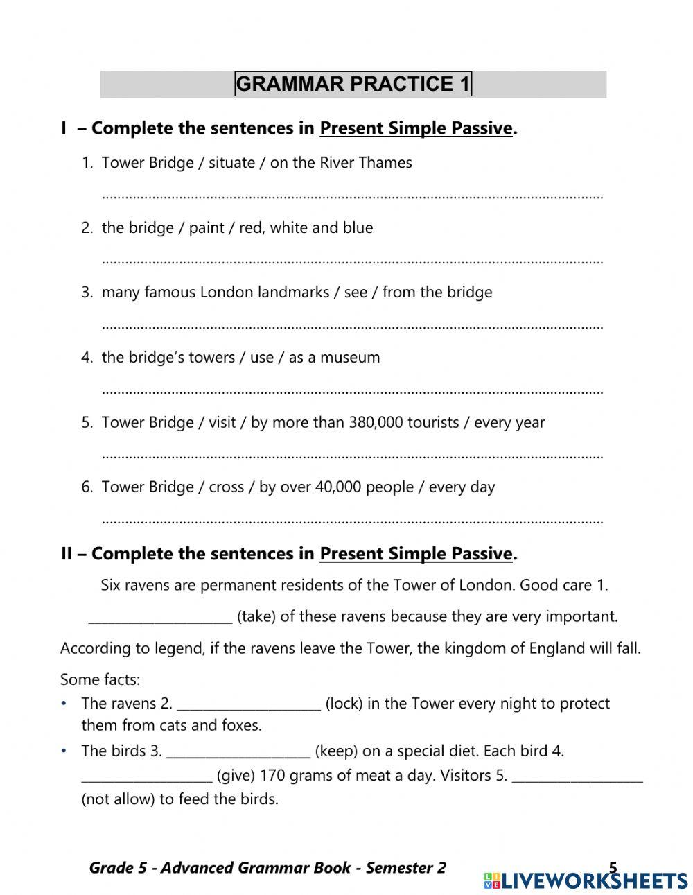 G5-PassiveVoice-Present Simple