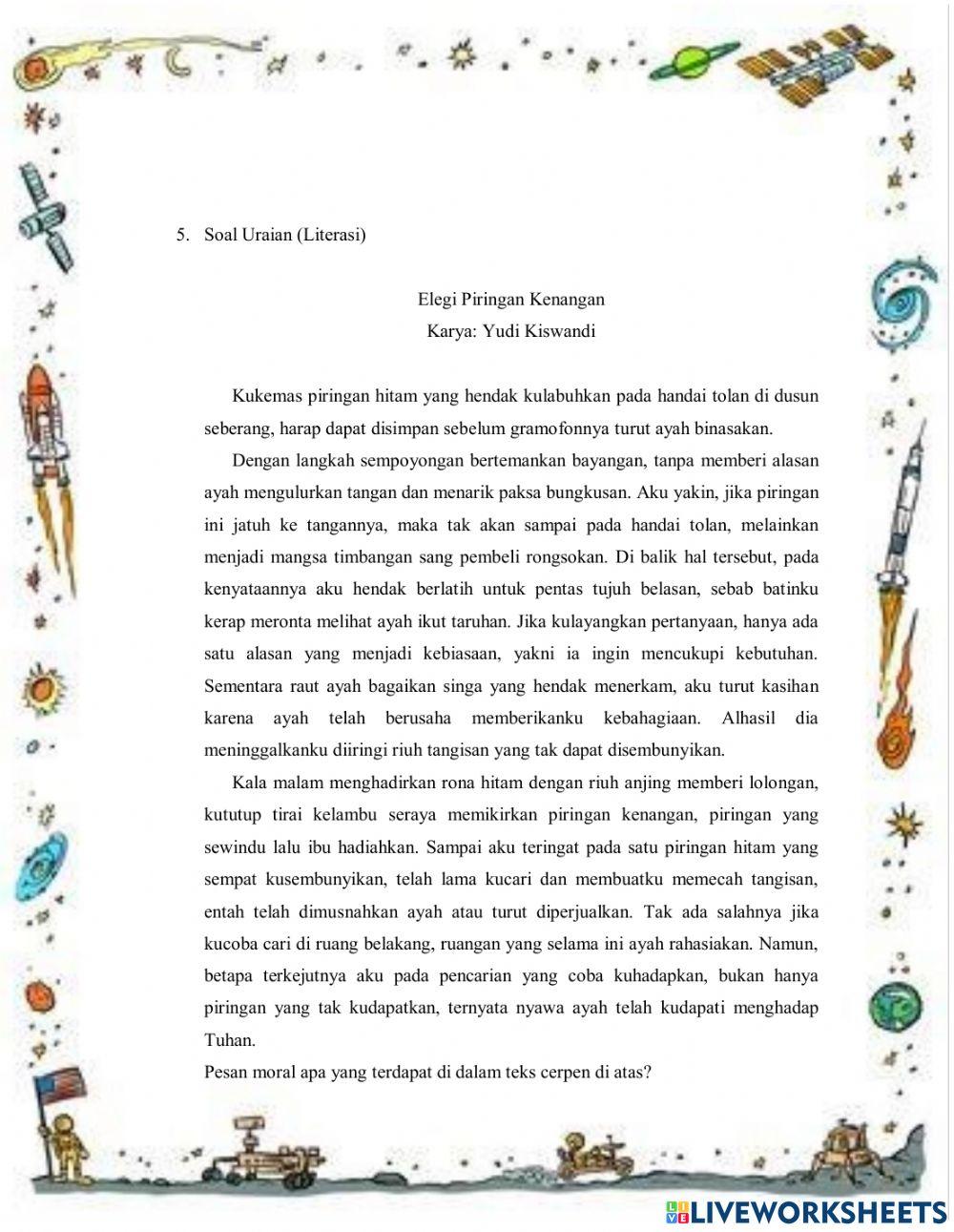 Soal akm kelas 4 sd-mi